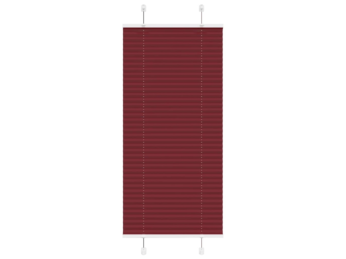 Pleated Blind, Pleated Blinds Vidaxl Vermelho Poliéster (65 X 150 Cm)