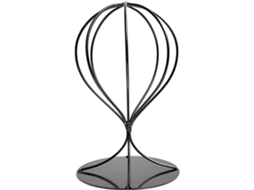 Suporte de chapéus em metal preto GOKOCO, criativo e ajustável