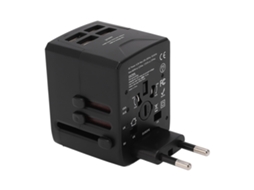 Adaptador Universal De Viagem Laxiscreed Para Carregar Dispositivos Em Todas As Fronteiras