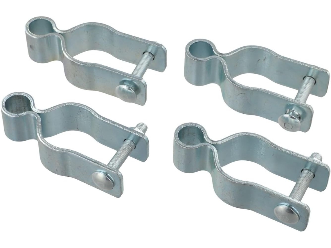 Kit Com 4 Dobradiças De Pino 5 8 Polegadas Para Cerca Tela, Em Aço Galvanizado Reforçado, Para Postes Redondos De 1-3 8 Polegadas