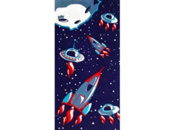 Yuysan Toalha Microfibra Praia Infantil, Absorvente E Secagem Rápida, 140x70cm Universo Azul