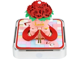 Calendrier 3d Cadran Temporel 2026 Bloc-notes Mémo 3d Em Forma De Rose Art