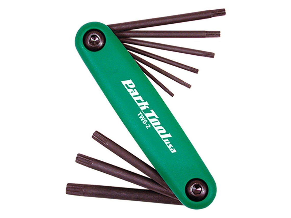 Park Tool Tws-2 Fold-Up Torx Compatible Wrench Set
