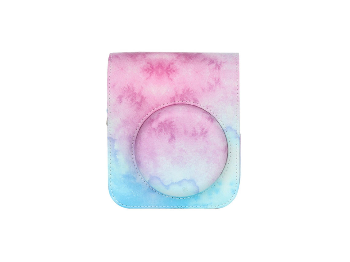 Capa Para Câmera Instantânea Mini 12, Capa De Câmera Com Pintura Em Nuvem De Pu Brilvibera (azul)