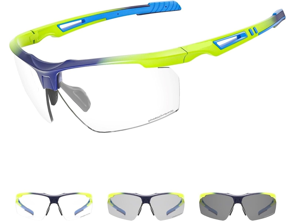 Óculos de Sol Fotocromáticos Lunette Velo Homme Ciclismo Resistente Leve S/MARCA