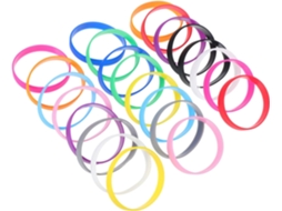 Peças de silicone multicoloridas Secfou, leves e reutilizáveis, acessórios de aniversário para adultos e festas.