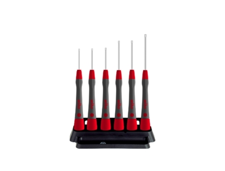Conjunto De Chaves De Fenda De Precisão WIHA Picofinish® Torx® Magicspring®, 7 Peças, Incl. Suporte (42998)