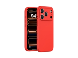 (vermelho, Iphone 17) Capa De Silicone Líquido Para Iphone, Cobertura Total Sem Folgas, Proteção De Botão Em Peça Única.
