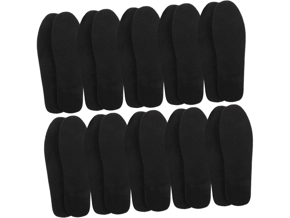 Palmilhas De Feltro Para Calçados, 10 Pares, Flexíveis E Quentes, Tamanho 26, 5cm, Absorventes E Com Amortecimento De