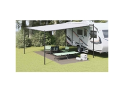 Vidaxl Tapete Para Barraca Cinzento-claro 550 X 250 Cm Polietileno