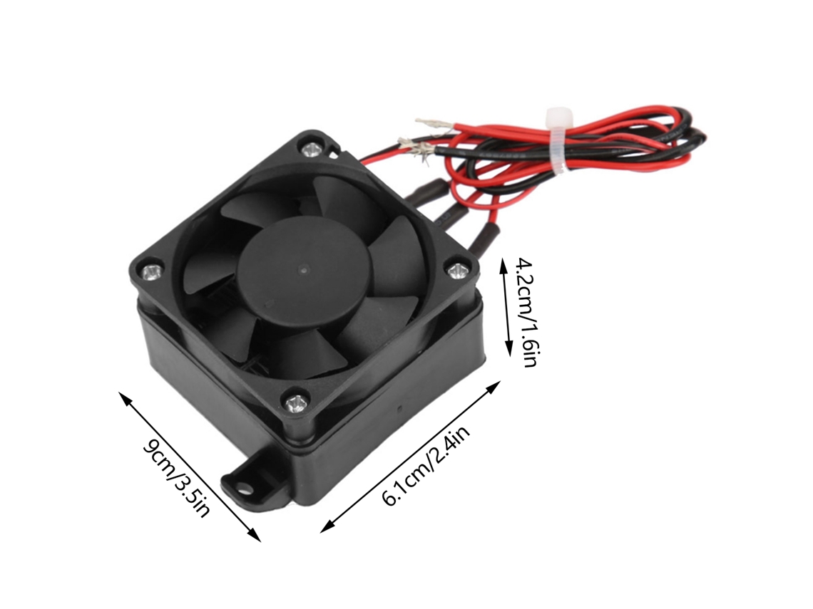 Laxiscreed Aquecedor Mini Com Fan E Termistore Ptc Para Manutenção De Temperatura Constante