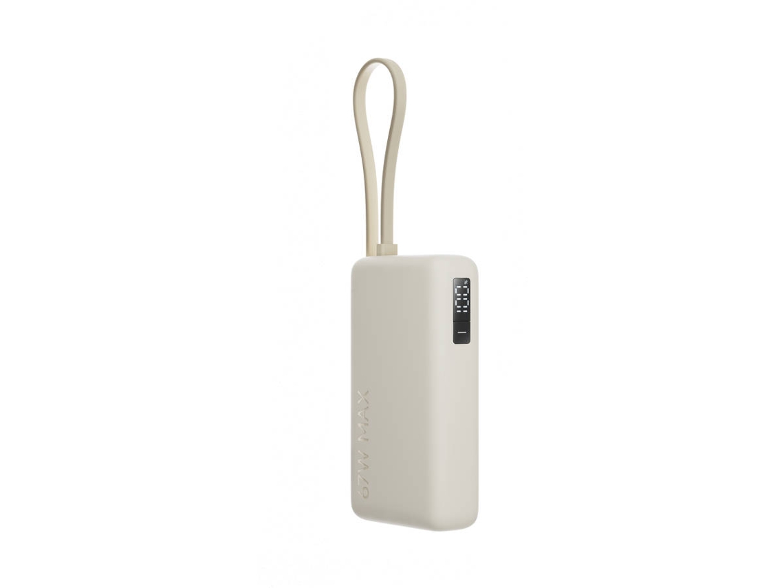 Powerbank XIAOMI com Cabo Integrado 67W (10000mAh - USB-C - Bronze)
