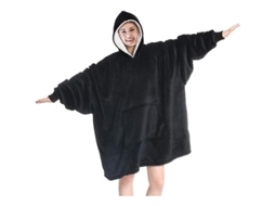 2026 sudadera com Capuz Suave e Quente para Inverno, Manta Oversize de Felpa Coral Reversível