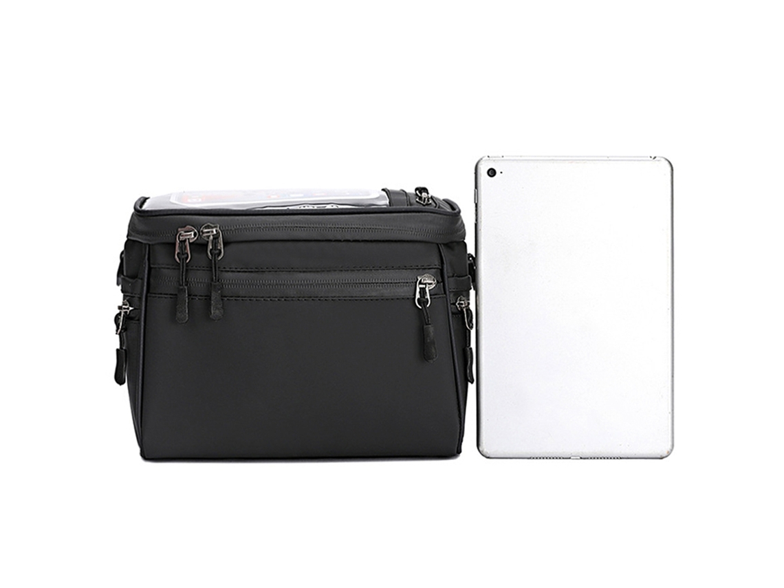 Bolsa para Guidão Mali 5l Nylon com Bolsa Transparente para Celular