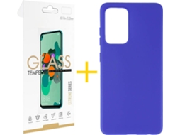 Kit Capa e Película Samsung Galaxy A52 4G SKYHE Liso (Azul)