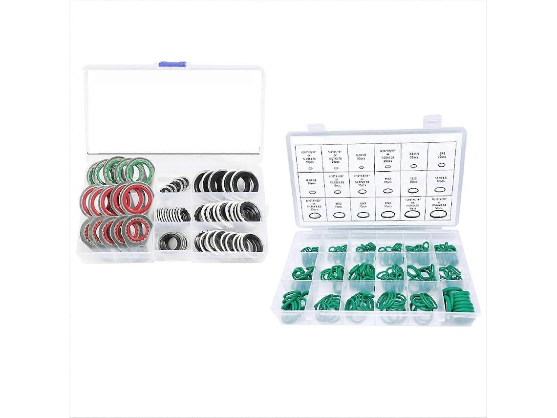 60 Pcs 9 Sizes Gasket Air Conditioning System Seal Kit