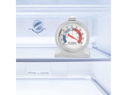 Lurelia Termómetro Analógico, Para Frigorífico E Congelador, Alta Precisão, Suporte Prático, Celsius/fahrenheit, Aço Inoxidável