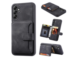 Capa Para Samsung Galaxy A15 4g/5g Com Toque Suave, Proteção Rfid E Compartimento Para Cartões Em Pu.