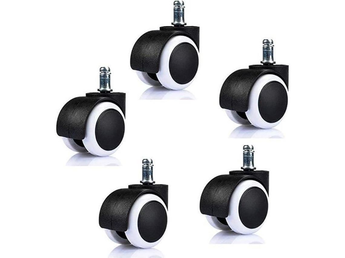 Rodízios Para Cadeira De Escritório Pacote Com 5 Rodízios Para Poltronas Rodas De Reposição De 11 A 50 Mm Pés Silenciosos Pa Aquaforge