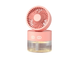 Ventilador Laxiscreed Frio Com Funcionalidade De Spray Hidratante E Umidificação