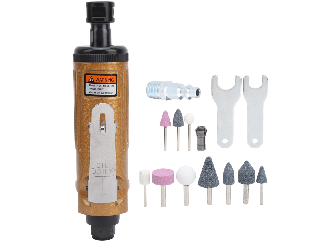 Máquina De Polimento E Usinagem Neumática Air Die Grinder Kp-621 Estilo Americano 22000rpm 0.6mpa