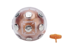 Mali bola de Choque Elétrica Divertida Brinquedo de Festa Jogo Presente Amigos 14+ Amarela