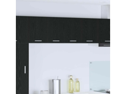 Vidaxl Armário Suspenso 2 Pcs Carvalho Preto E Branco 60 X 31 X 40 Cm