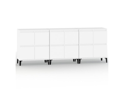 Sideboard, Sideboards Vidaxl Branco Madeira Processada (n/a)