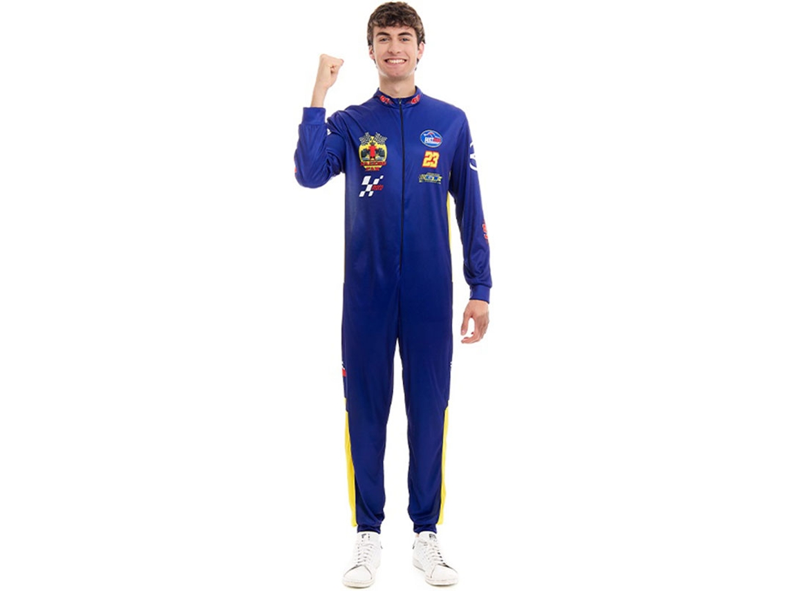 Fato de piloto de corrida para homem
