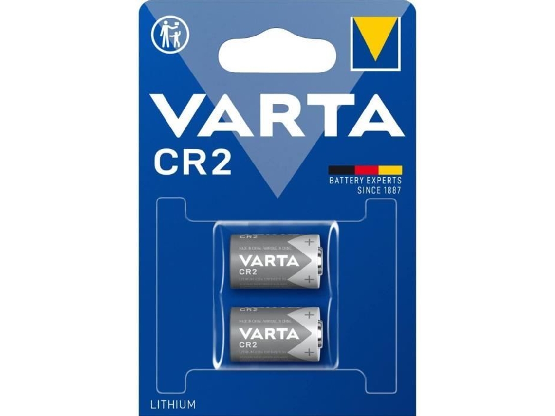 Lote De 10 Blisters De 2 Pilhas De Foto Lítio Cr2 3,0 Volt, 920 Mah Varta