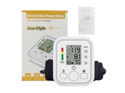 Monitor de Pressão Arterial Automático Aparelho Digital de Pressão Arterial para Uso Doméstico em Idosos, Braçadeira de Braço Precisa, Visor Lc GOKOCO