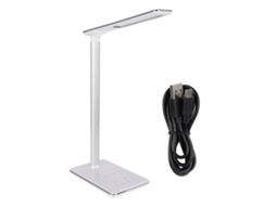 Lâmpada de mesa LED com carregamento sem fio EOOCOO