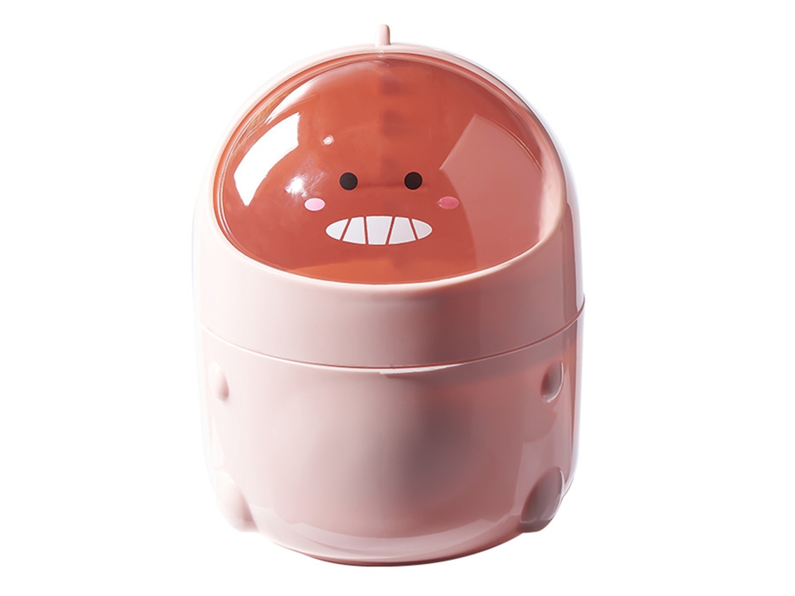Lixeira de Mesa com Tampa Desenho Animado S/MARCA
