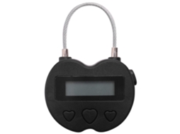 Cadeado Eletrônico com Visor LCD e Temporizador BRILVIBERA