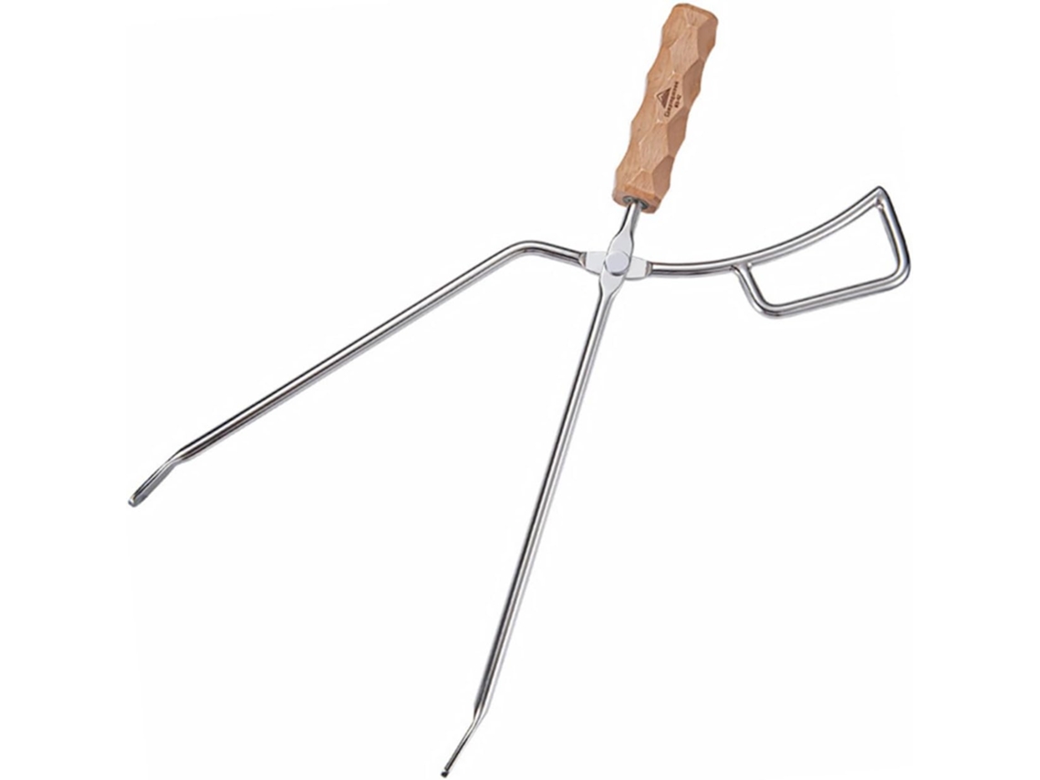 Pinça Mipcase Em Aço Inoxidável Com Cabo Longo, Utensílio Portátil Para Churrasco, Ideal Para Cozinha E Atividades Ao Ar
