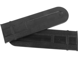 Kit de 2 Capas Protetoras de Plástico para Trilhos Guia de Motosserra. Capa Protetora Robusta e Prática na Cor Preta, CHABERLU
