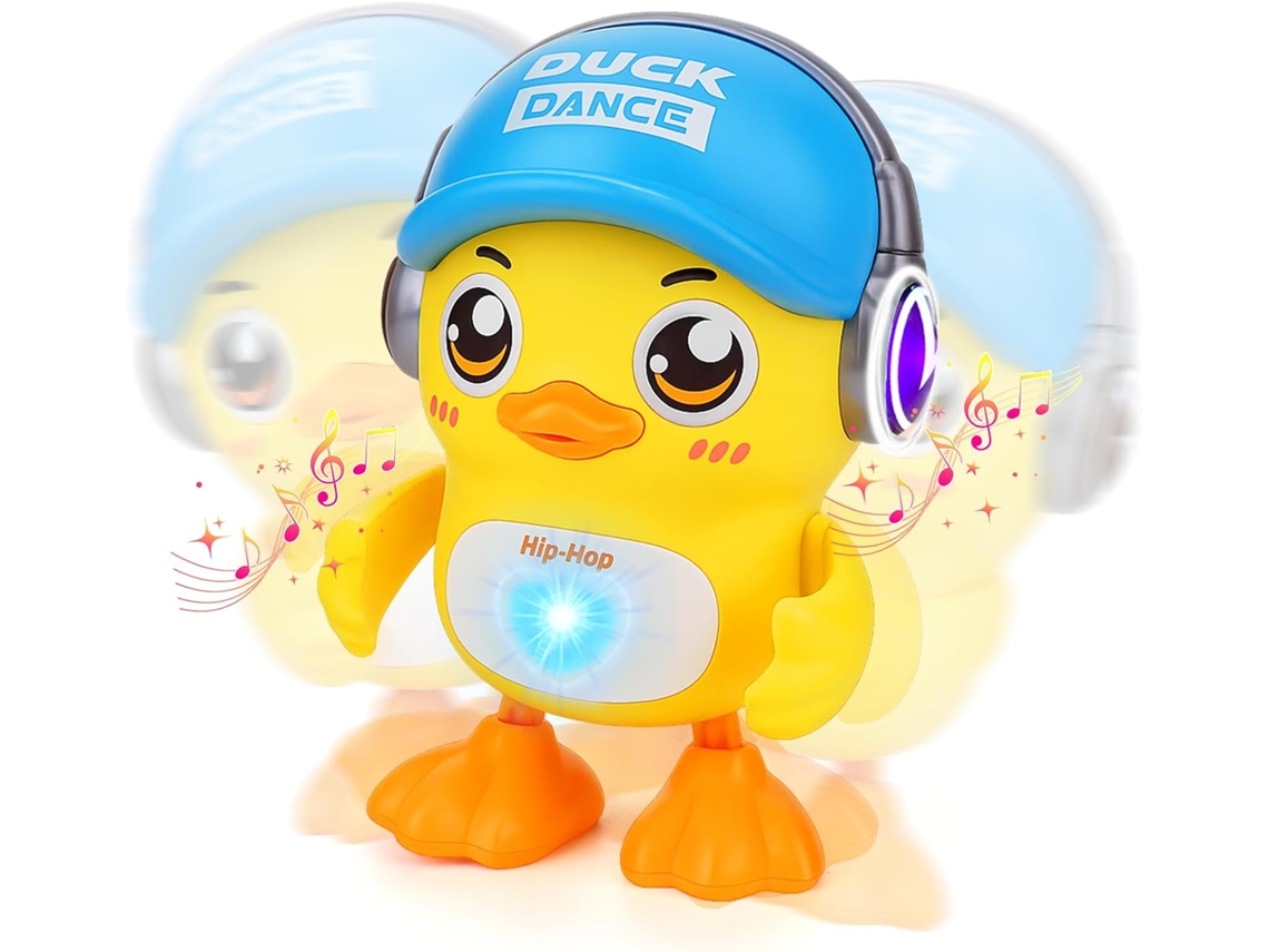 Pato Dançarino Elétrico Um Brinquedo Infantil Interativo Com Luzes E Música Adequado Para Crianças De 1 A 6 Anos Cuich