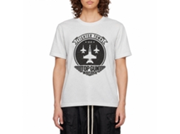 Rockinstone Top Gun Fighter Town White T-shirt Size:xxl