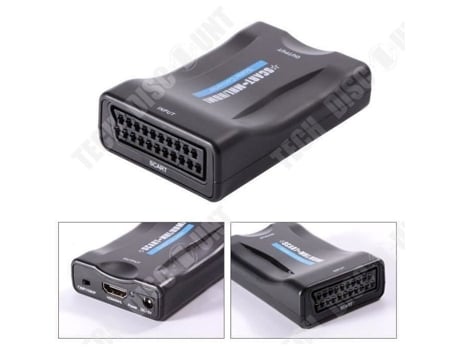 Conversor HDMI para SCART - Soquete TD - HD 1080p - Plug and Play - Ampla compatibilidade PRISE TD