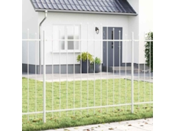 Vidaxl Cerca Para Jardim Woerden 7 Unid. 170 X 165 Cm Branco