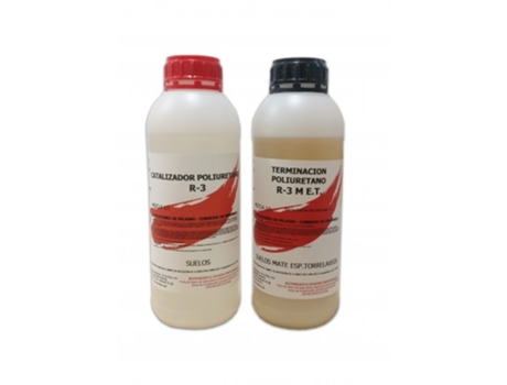 Verniz mate para pavimentos 2-componentes R-3 1Lt+1Lt