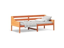 Day Bed, Day Beds Vidaxl Marrom Madeira De Pinho (100 X 200 Cm)