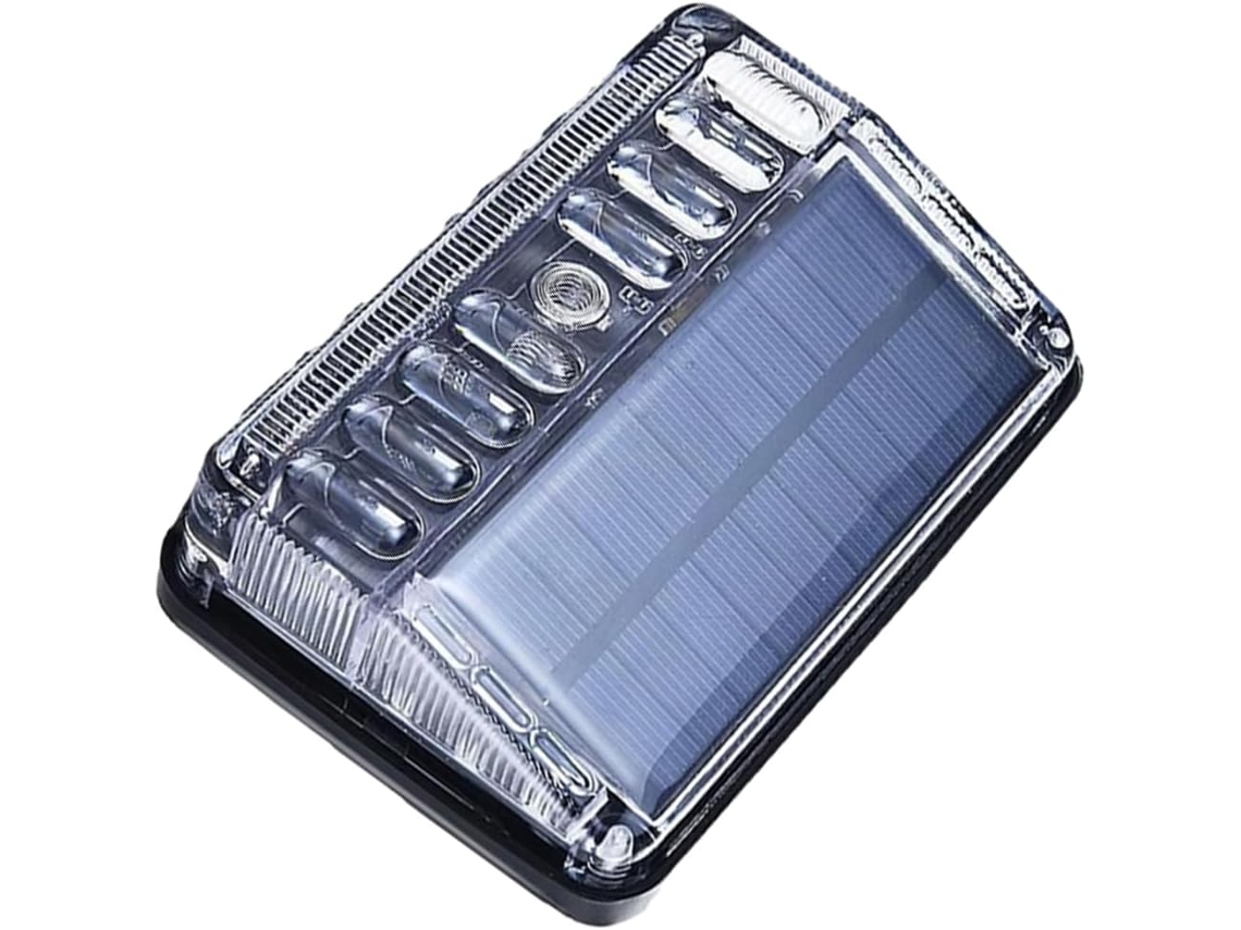 Luz Estroboscópica De Advertência Movida A Energia Solar Para Carros, Luz Led Intermitente, Luz De Alarme Universal