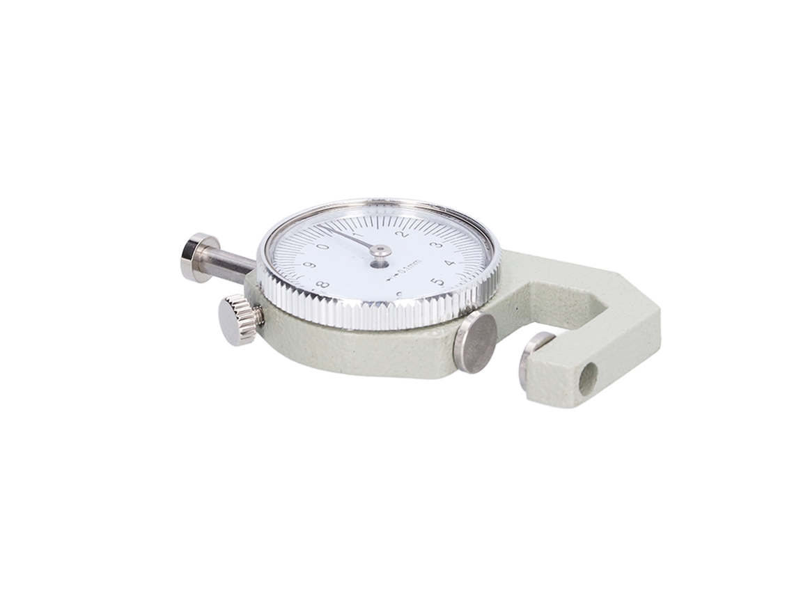 Medidor De Espessura De Dial Redondo 0-10mm Para Metal, Plástico, Papel, Tubo, Tablero Preciso E Duradero