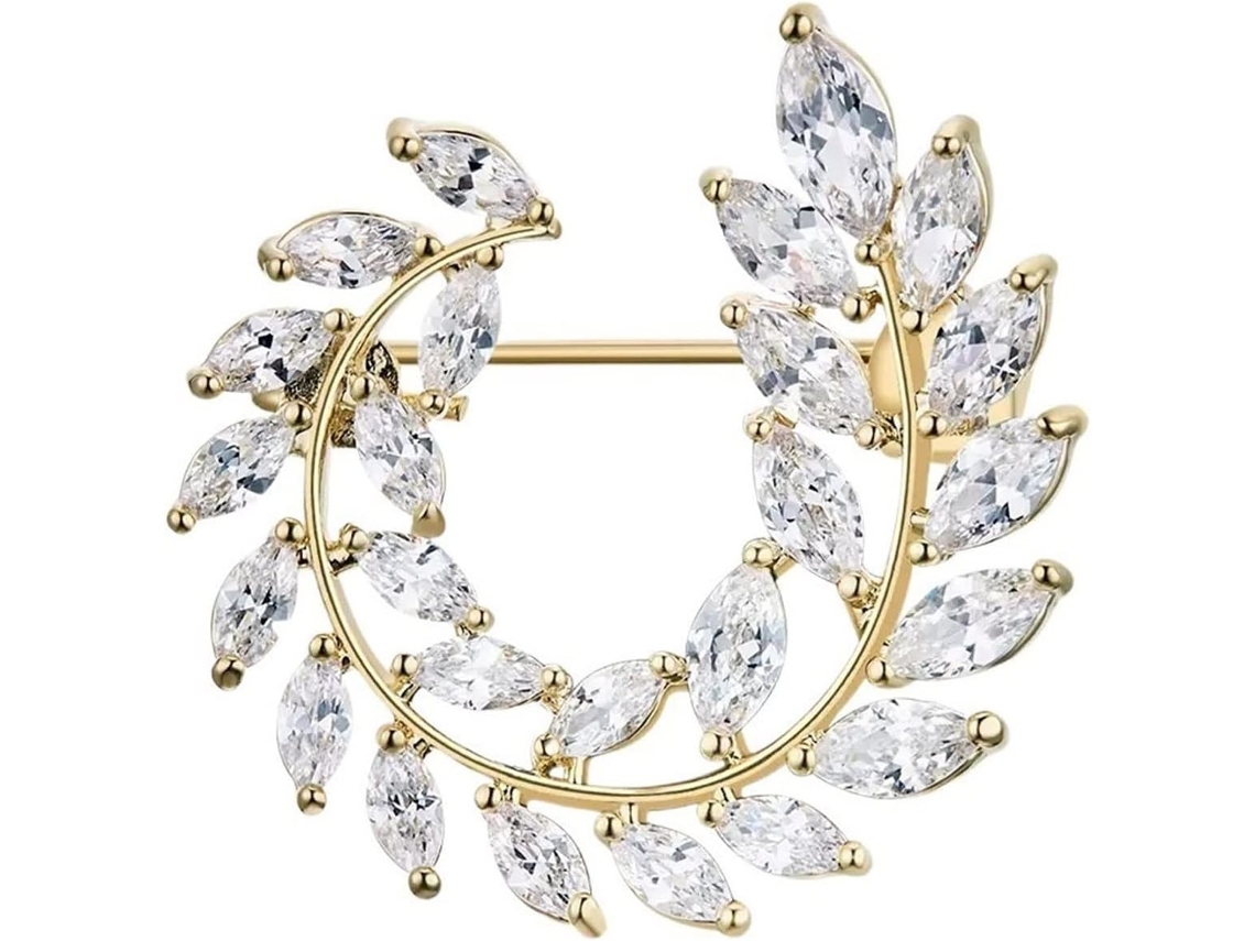 Broche Decorativo Simples E Elegante, Com Um Toque De Requinte, Perfeito Para Usar Com Ternos, Camisas E Vestidos