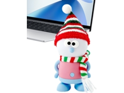 Boneco De Neve 3 Configurações Luz Natal Usb