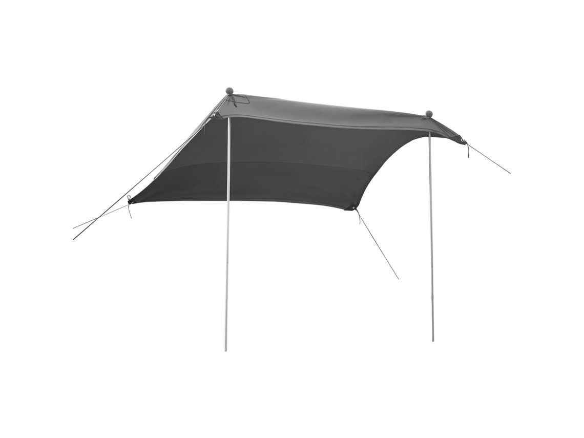 Dossel de praia em Lycra Bernheze 4 sacos recarregáveis 270x270x210cm - Cinzento [pro.tec]