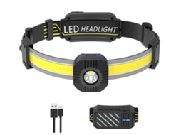 Farol Led Portátil Recarregável Yunzii Tg Td148 À Prova Dágua Vermelho Cob Preto