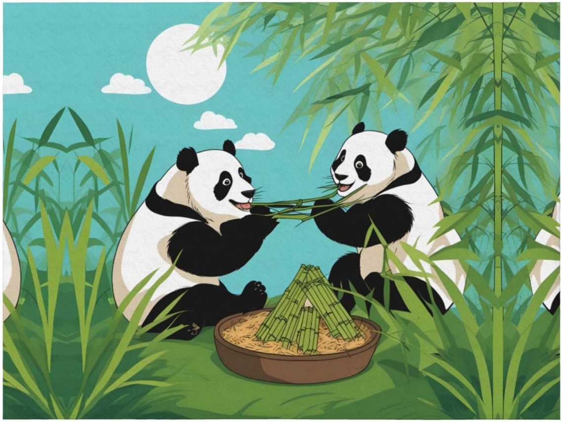 Manta de Flanela Ultramacia Phayah com Estampa Panda Fofa para Sofá Cama Sala Estar Escritório Hora do Almoço