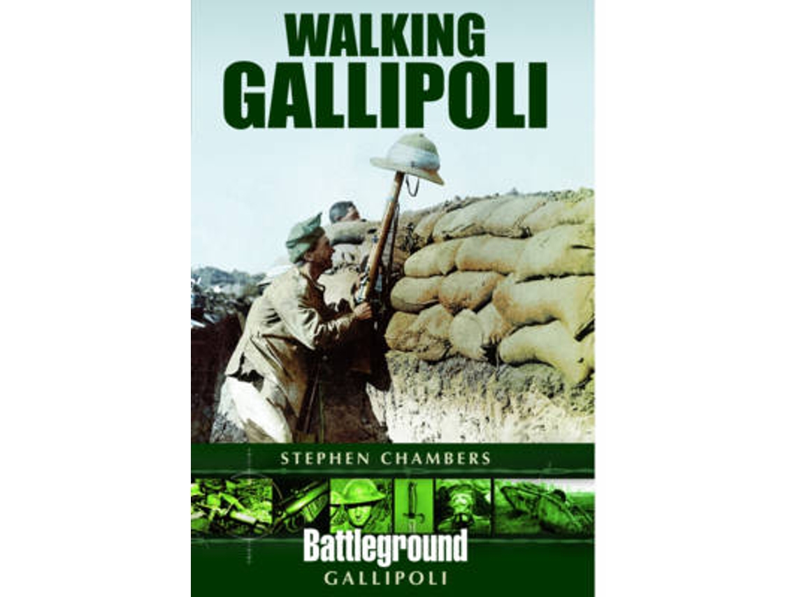 Livro Walking Gallipoli de Stephen Chambers (Inglês)